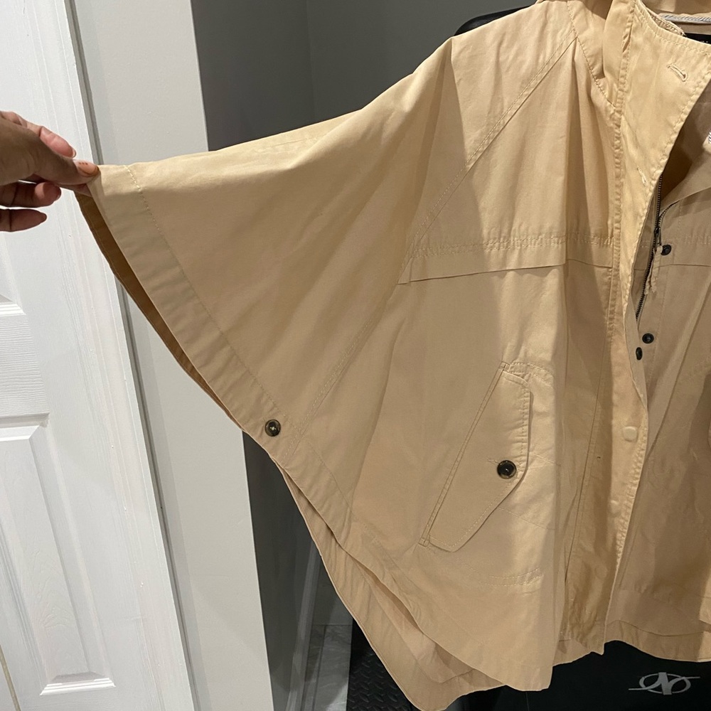 Zara trench, cape, poncho sz M - Picture 3 of 6